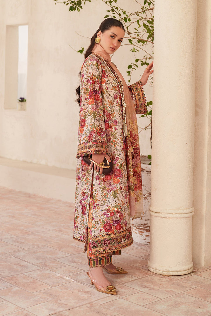 EMBROIDERED PRINTED LAWN