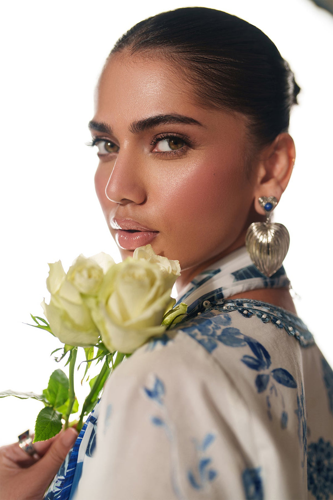 EMBROIDERED PRINTED LAWN