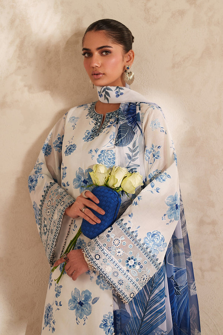 EMBROIDERED PRINTED LAWN