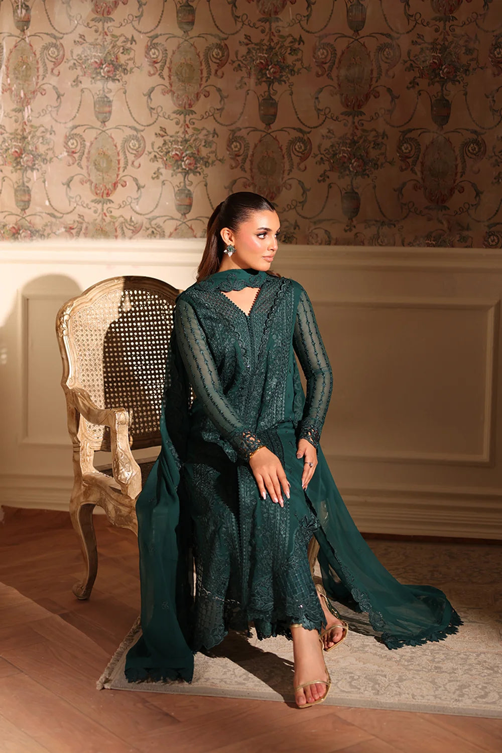 Embroidered Chiffon