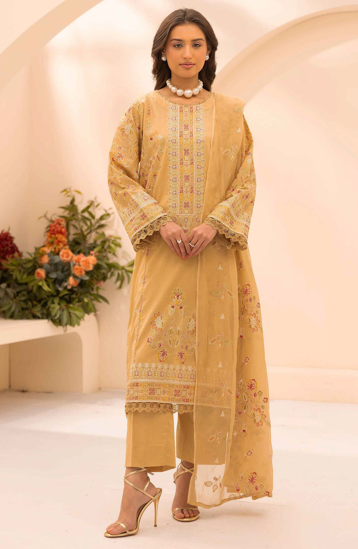 Embroidered Lawn Unstitched 3 Piece Suit