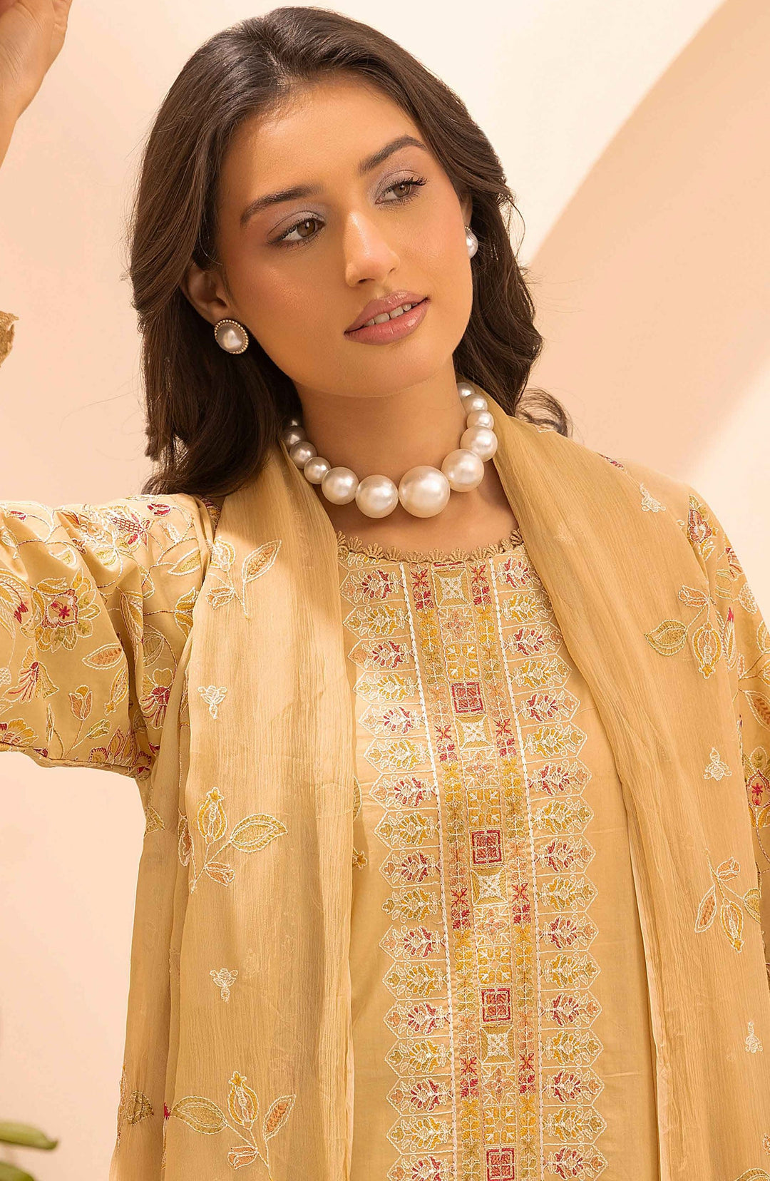 Embroidered Lawn Unstitched 3 Piece Suit