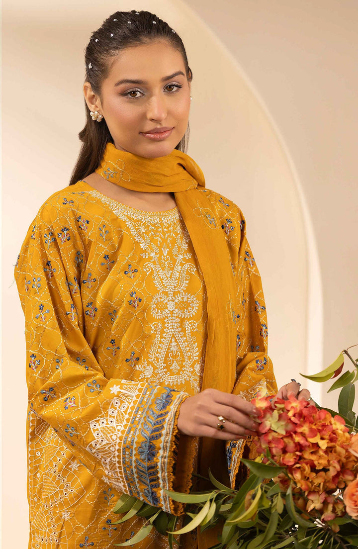 Embroidered Lawn Unstitched 3 Piece Suit