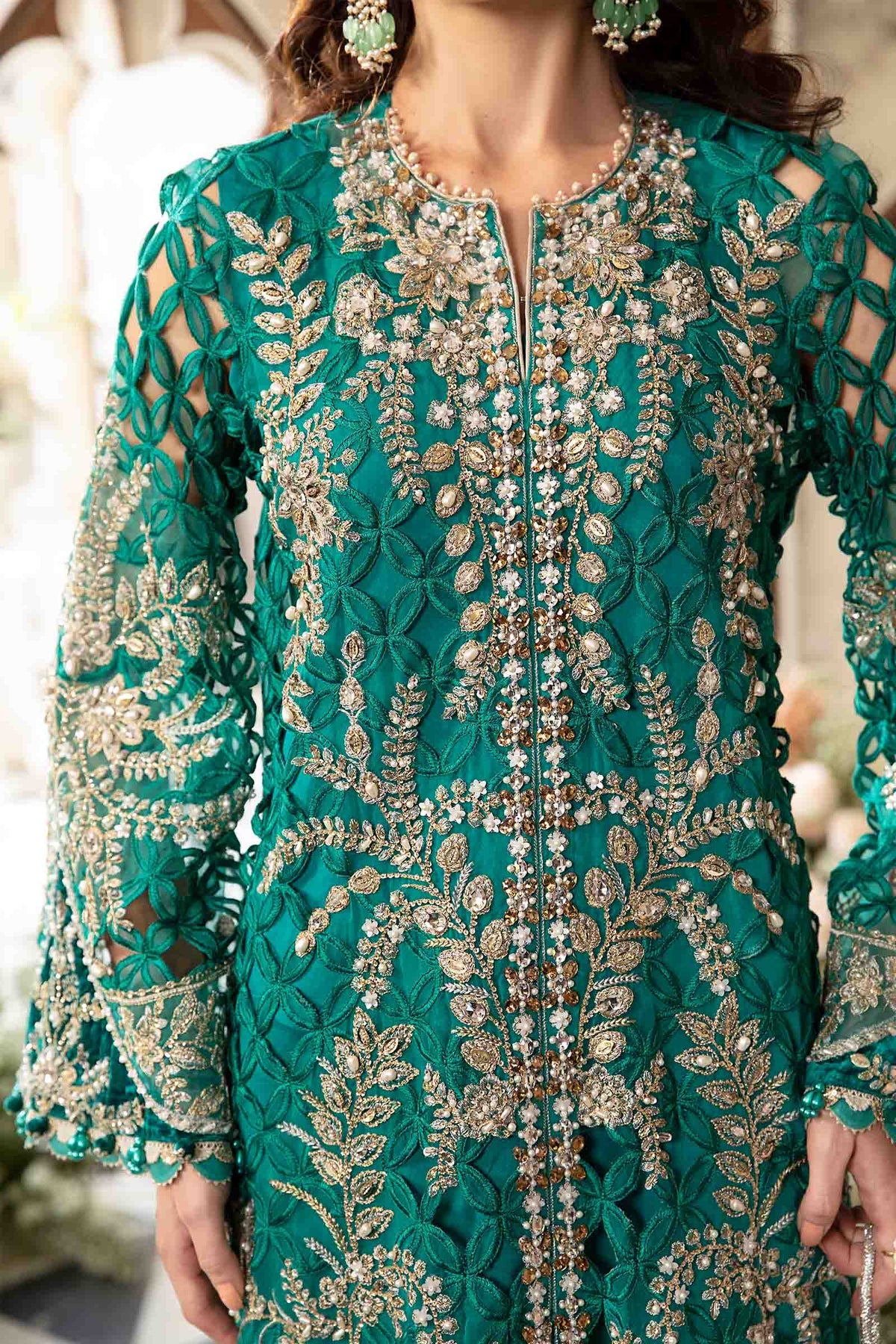 3 Piece Unstitched Embroidered Suit | BD-2806