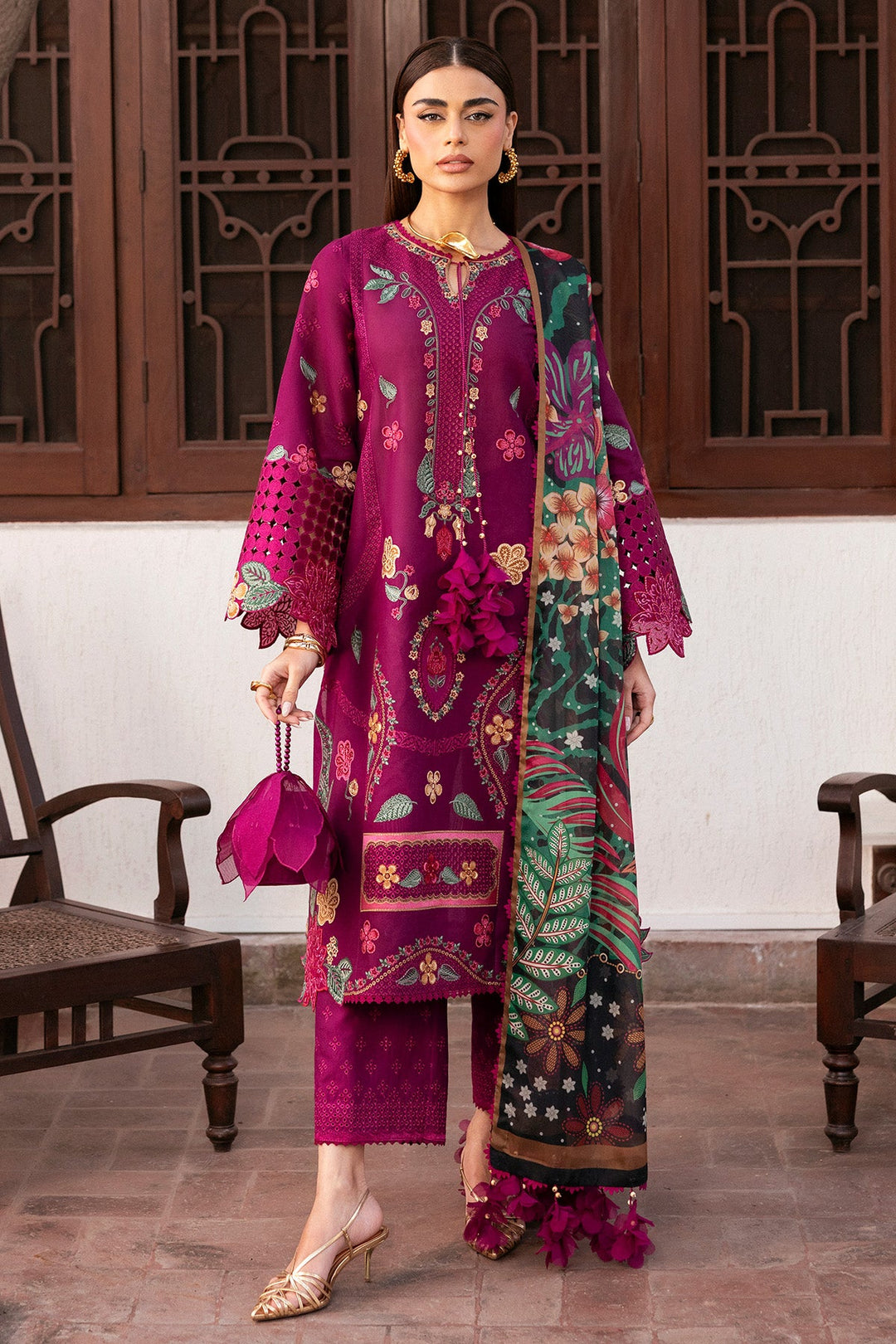 SHAHKAAR Embroidered Luxury Lawn