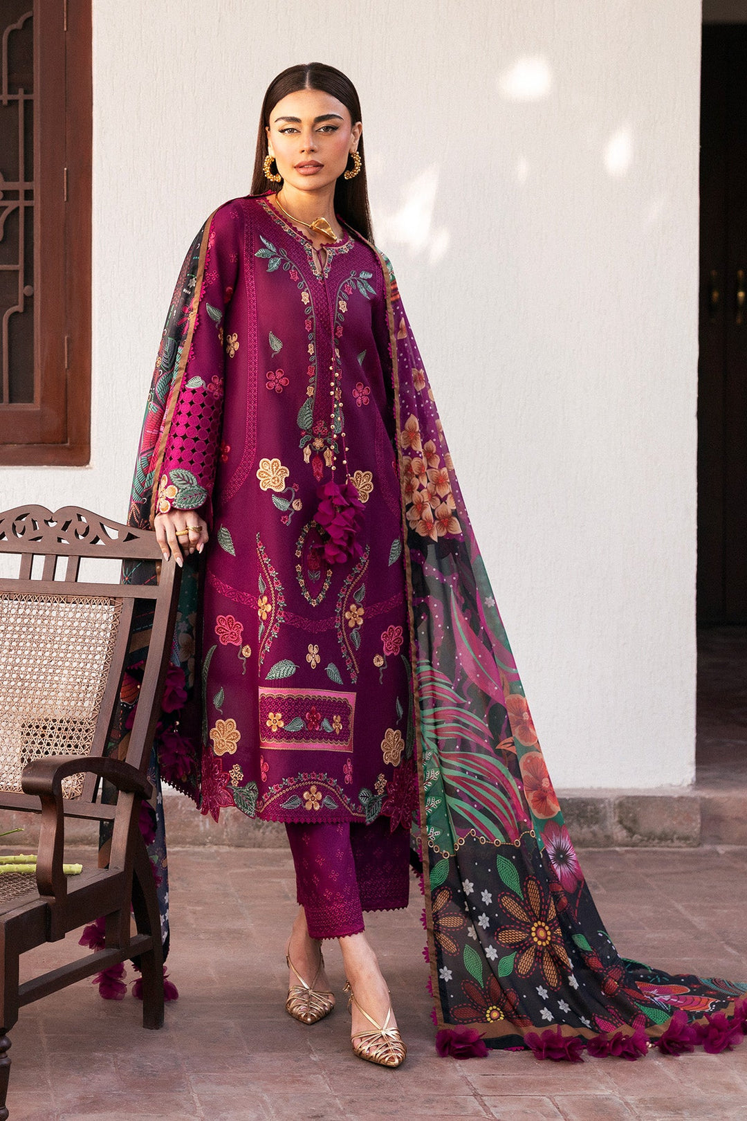 SHAHKAAR Embroidered Luxury Lawn