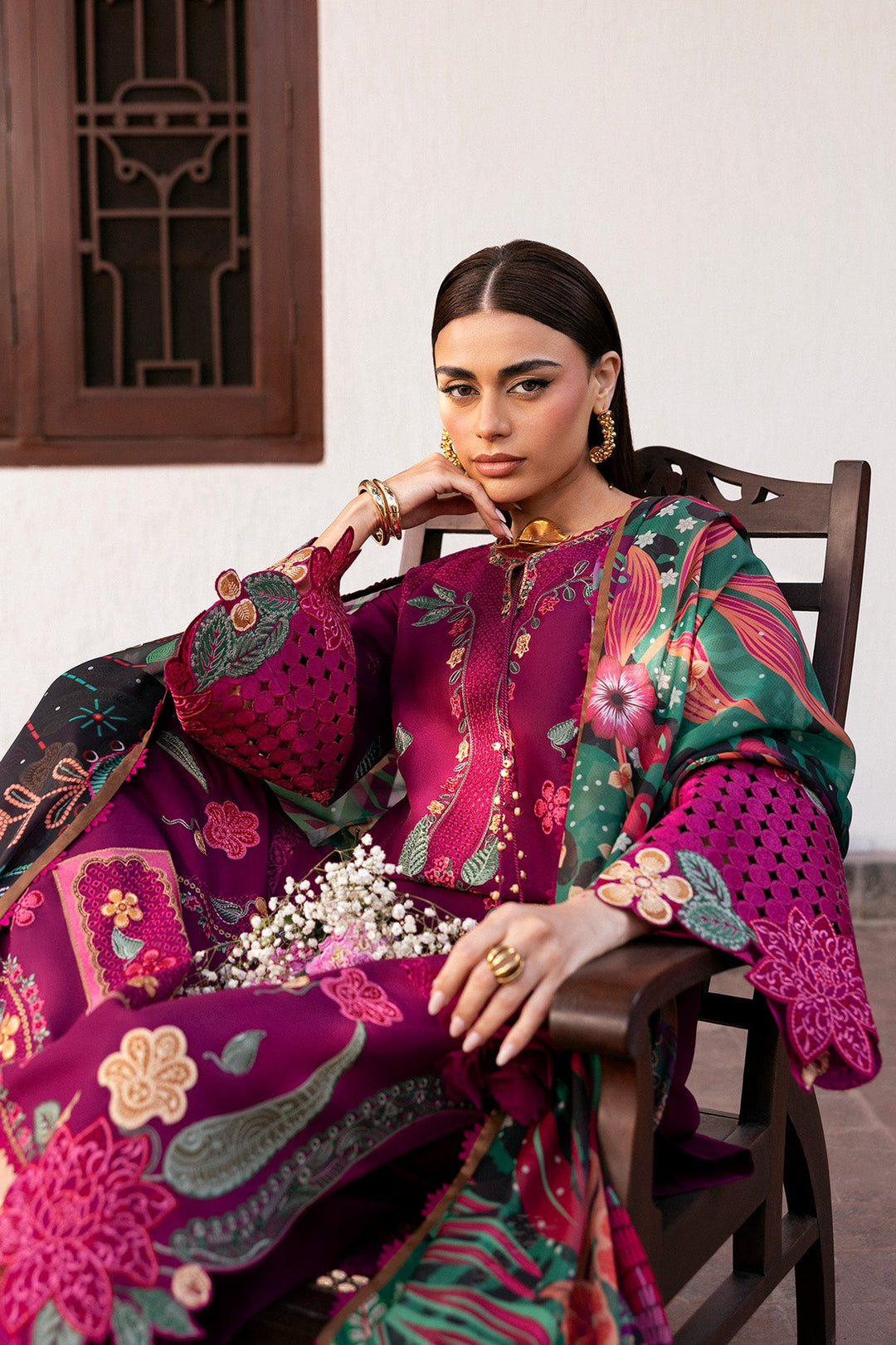 SHAHKAAR Embroidered Luxury Lawn