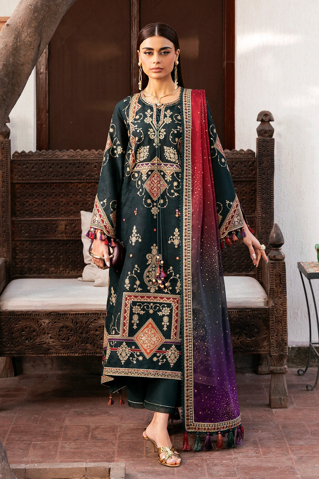 SHAHKAAR Embroidered Luxury Lawn