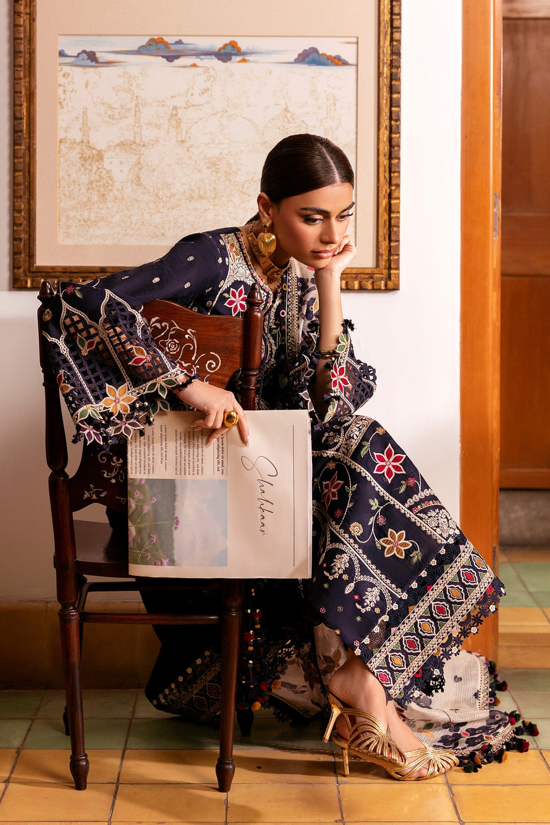 SHAHKAAR Embroidered Luxury Lawn