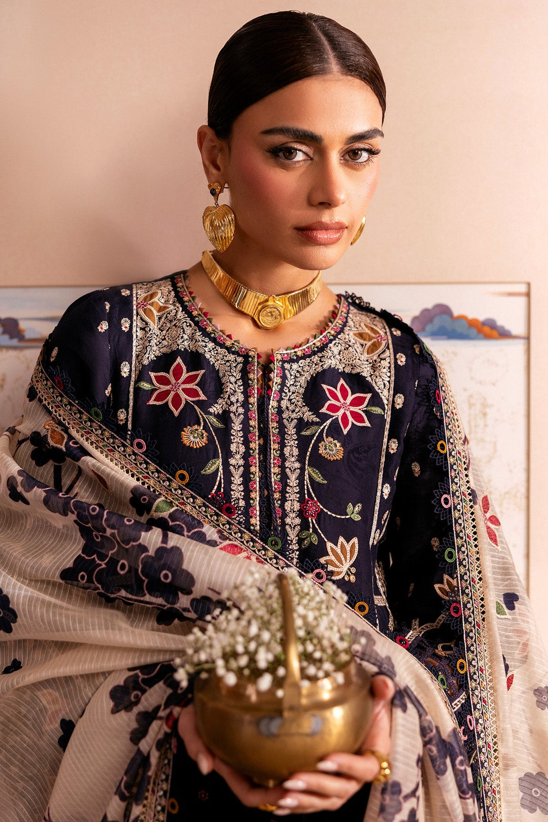 SHAHKAAR Embroidered Luxury Lawn