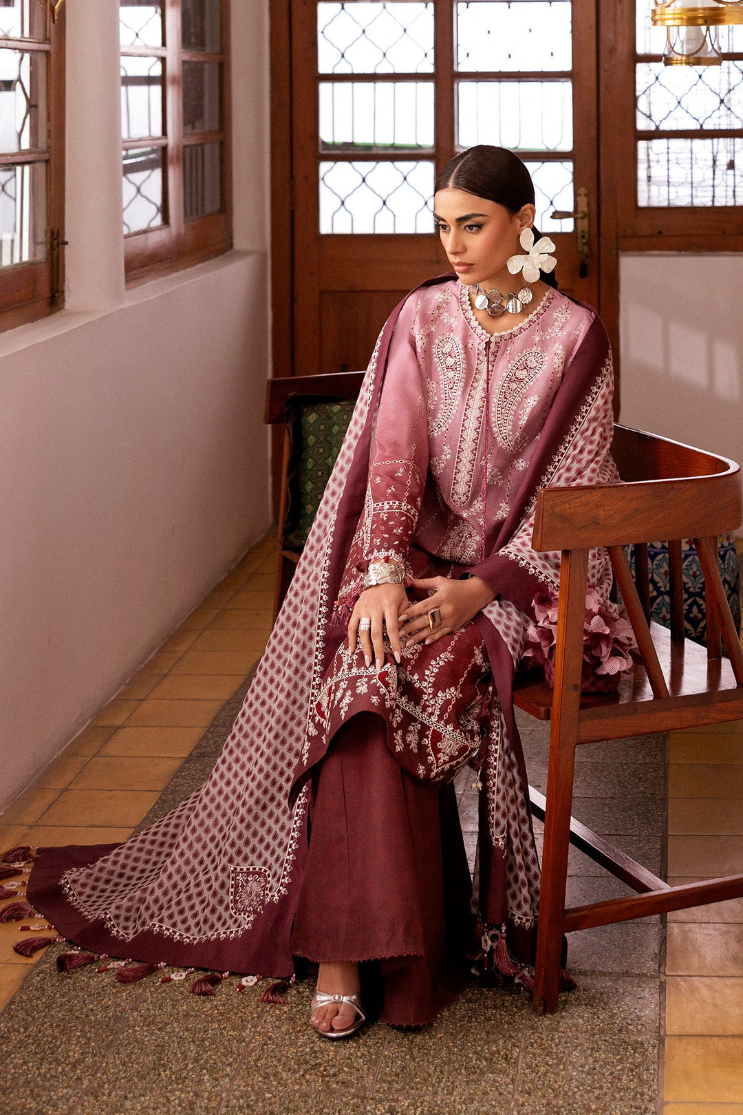 SHAHKAAR Embroidered Luxury Lawn