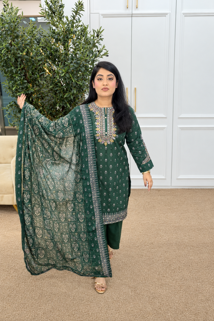 3 Piece - Embroidered Lawn Ready Suit