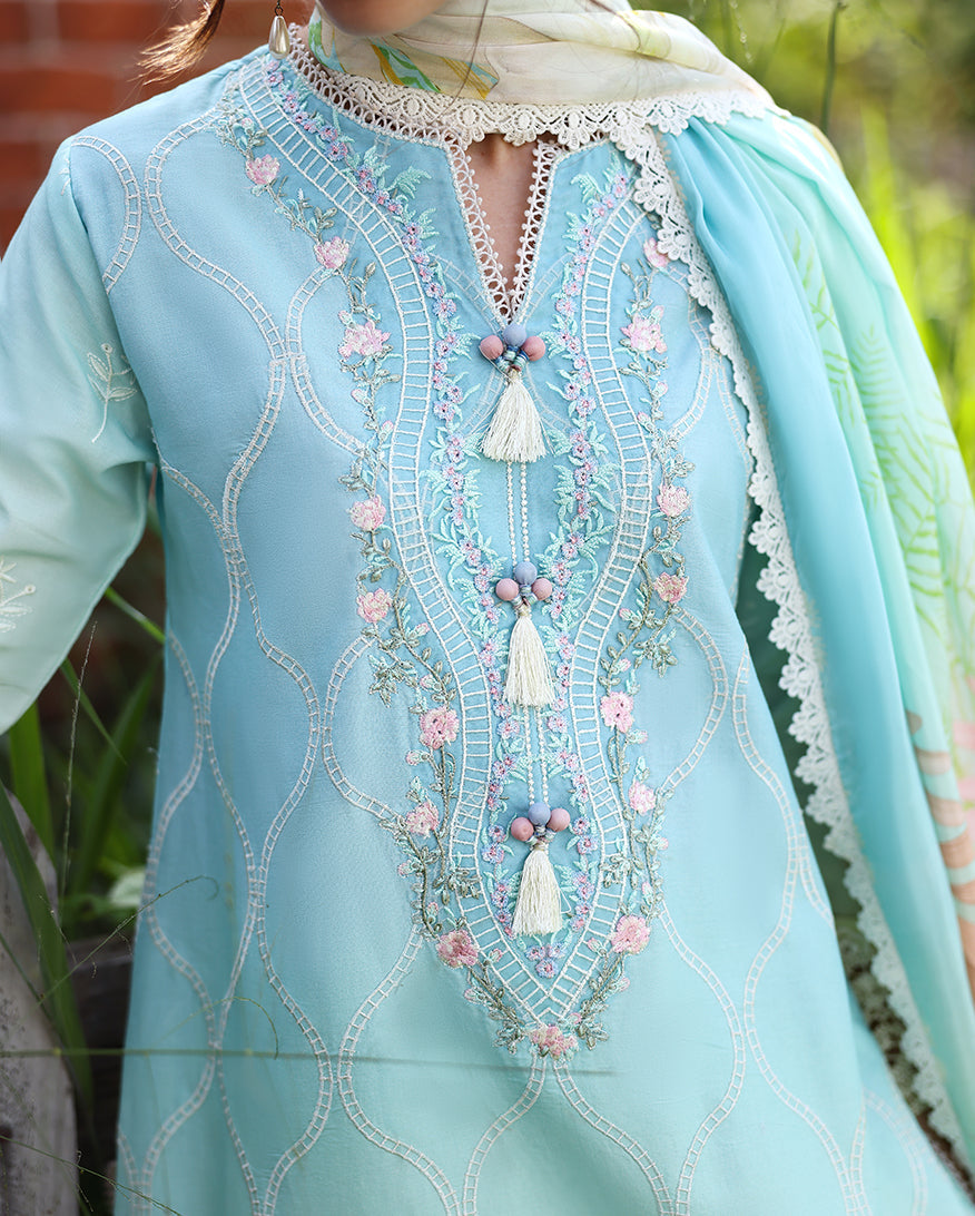 solace ombre chikankari