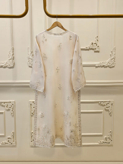 3 Piece - Pure Organza Embroidered Suit