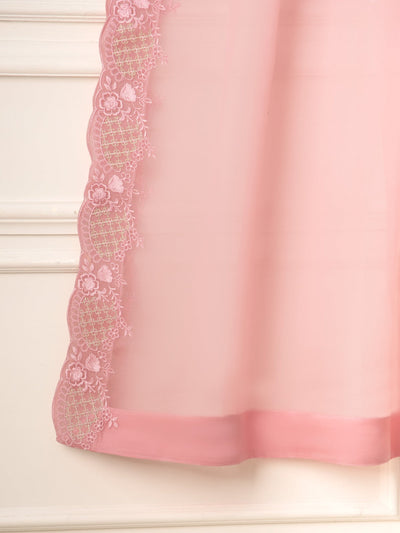 2 Piece - Pure Embroidered Raw Silk Suit