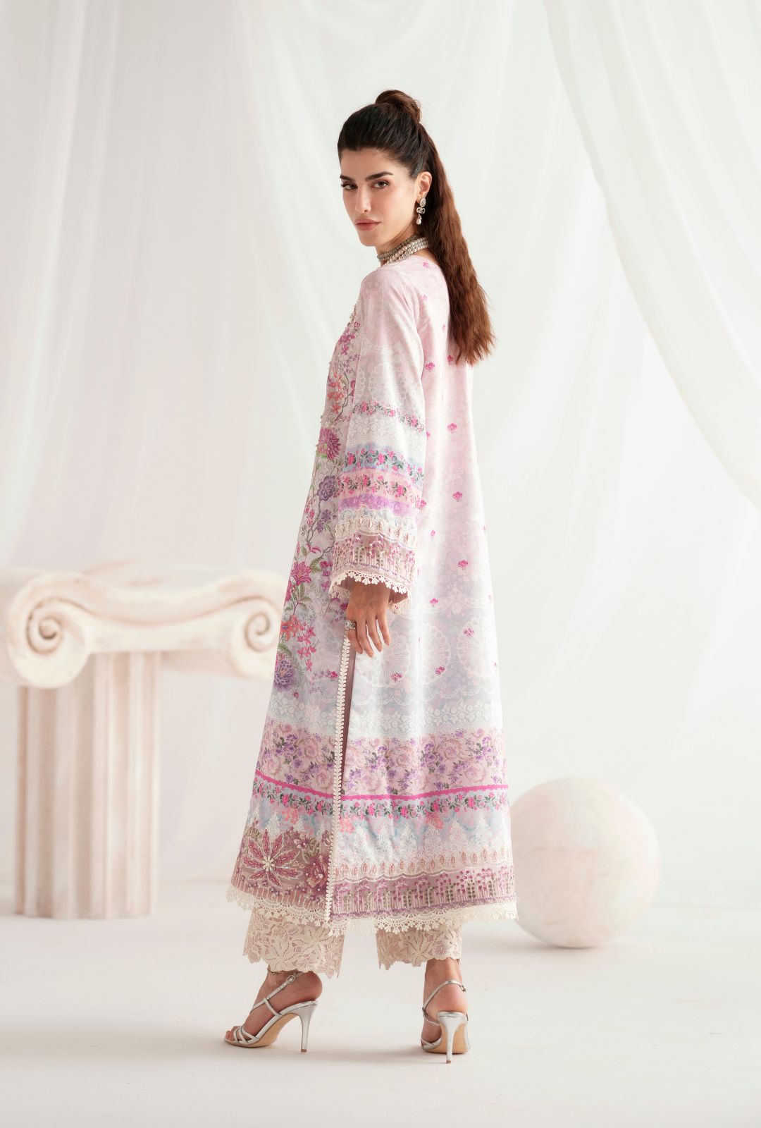 Garden Whisper Printed silk