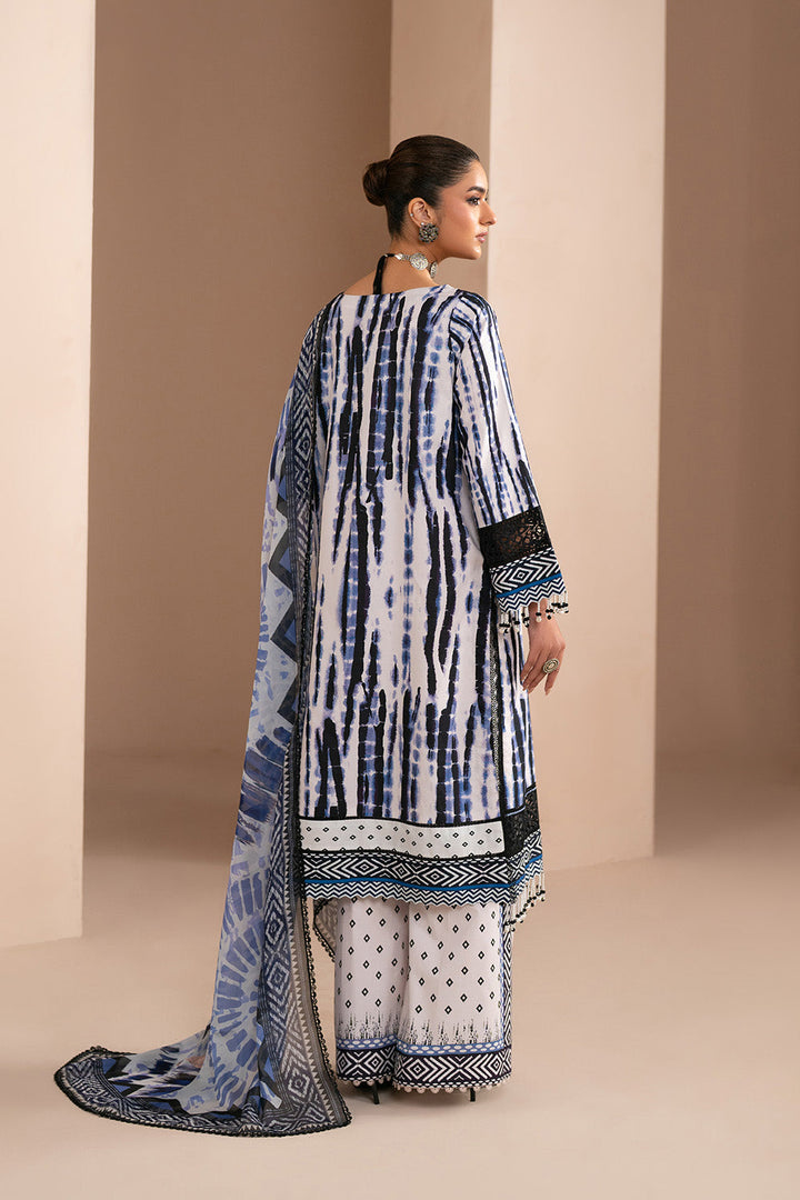 Embroidered Print Unstitched Lawn