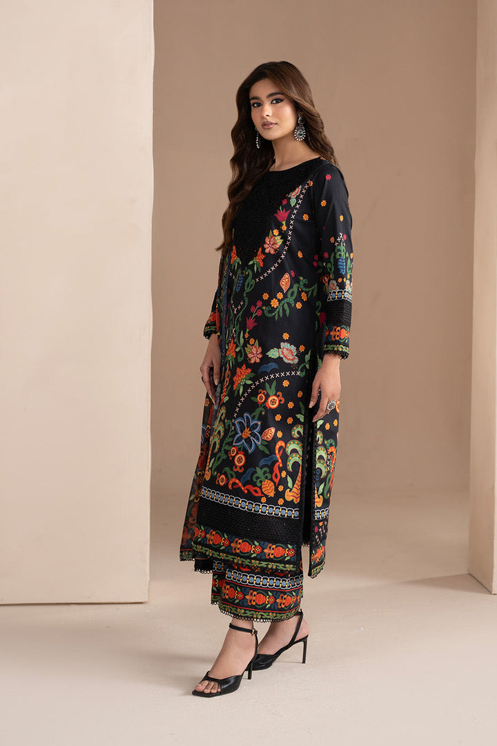 Embroidered Print Unstitched Lawn