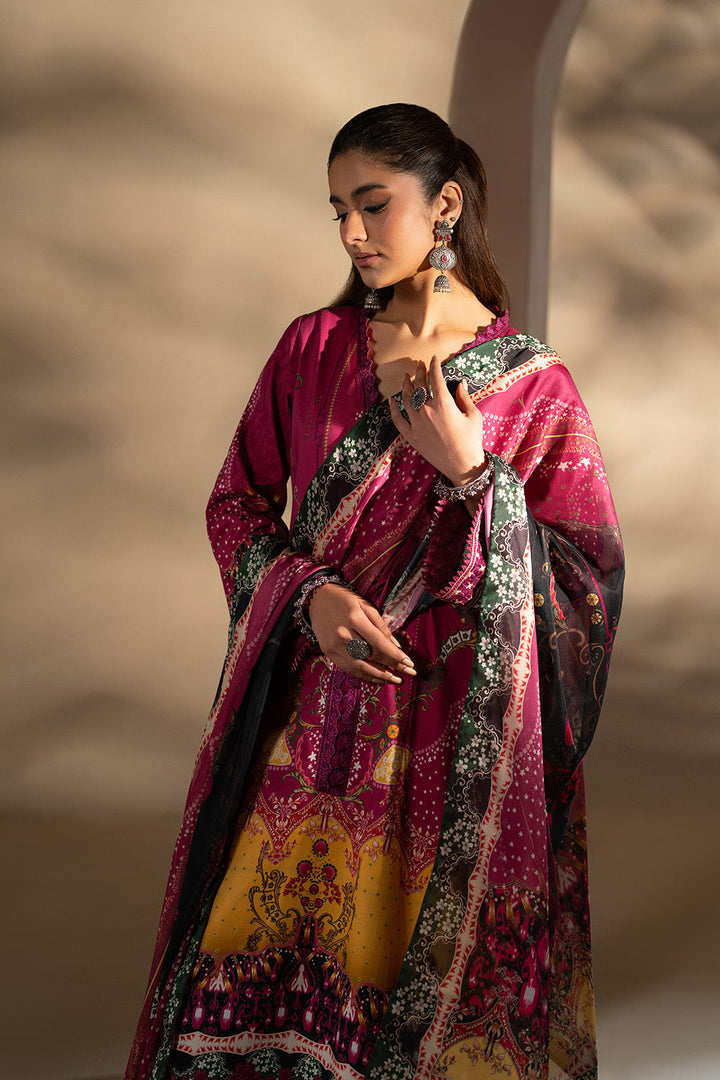 Embroidered Print Unstitched Lawn