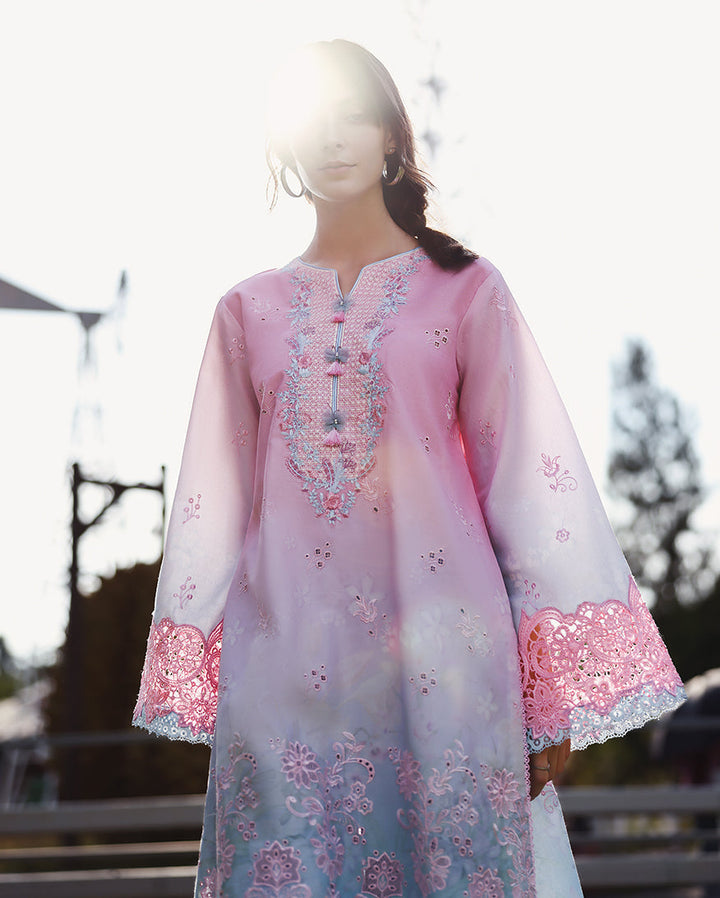 solace ombre chikankari