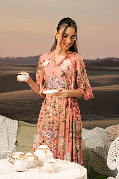 3 Pc Unstitched Embroidered Arabic Lawn Suit