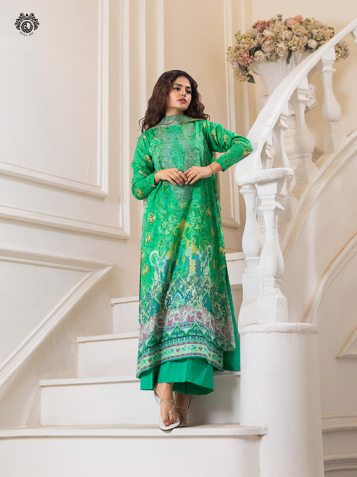 Morja 3-piece Unstitched Lawn