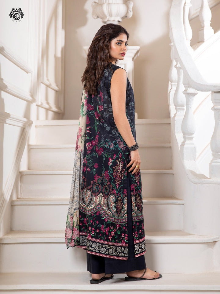 Morja 3-piece Unstitched Lawn