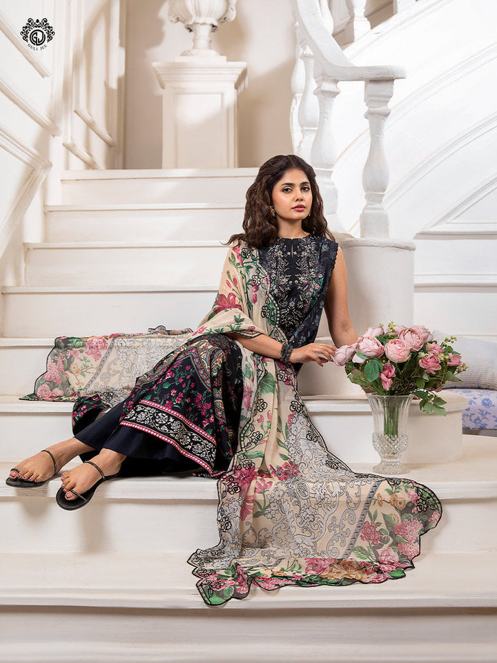 Morja 3-piece Unstitched Lawn