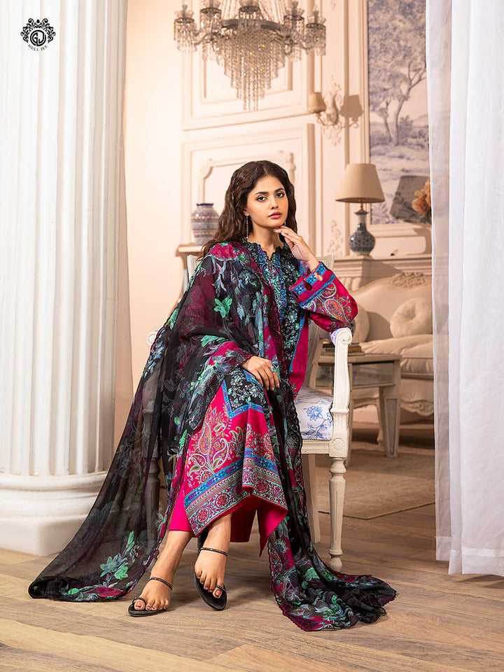 Morja 3-piece Unstitched Lawn
