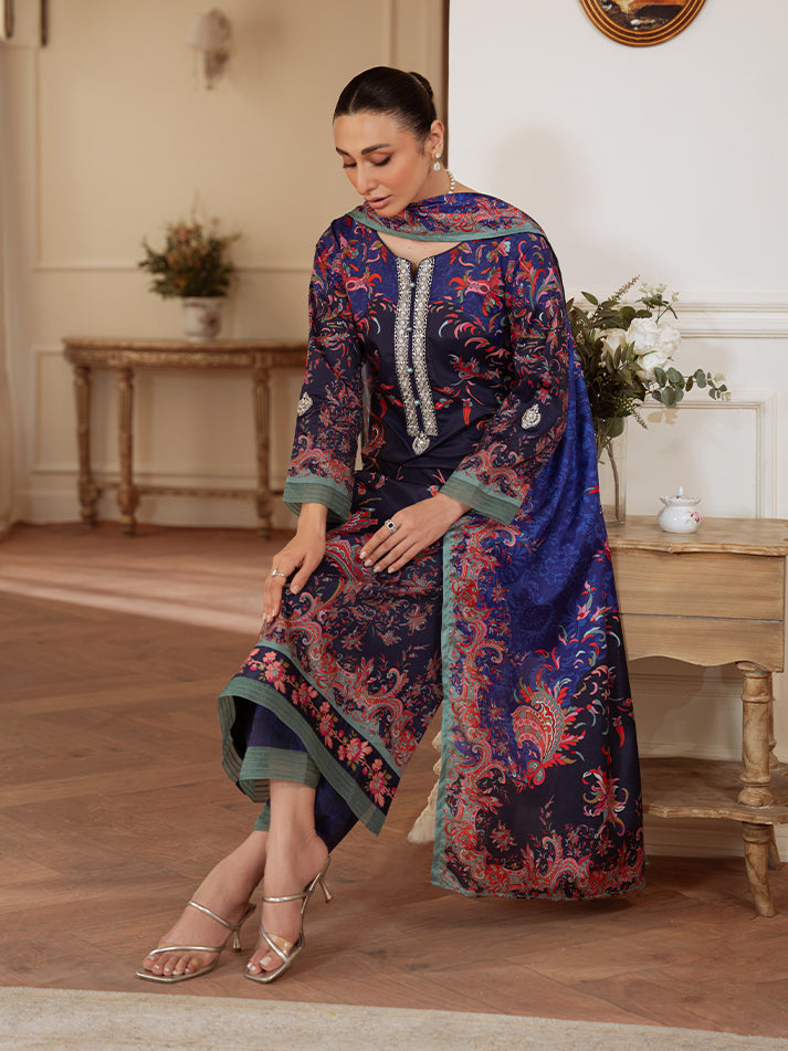Velouré Printed Silk