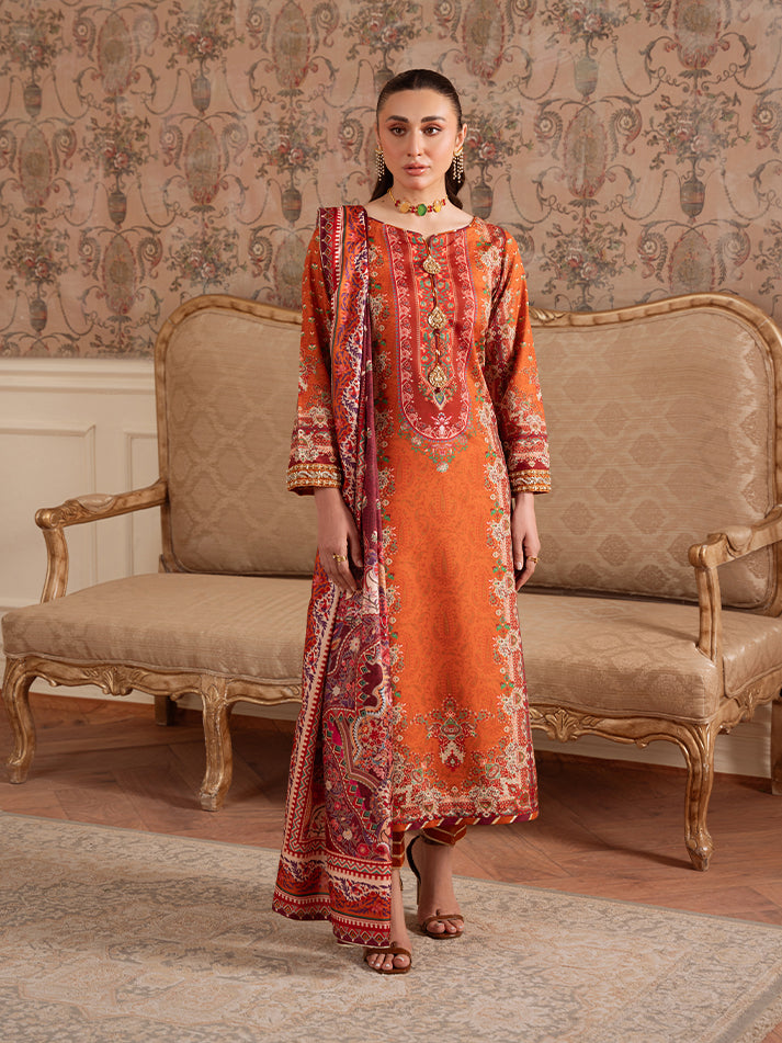 Velouré Printed Silk