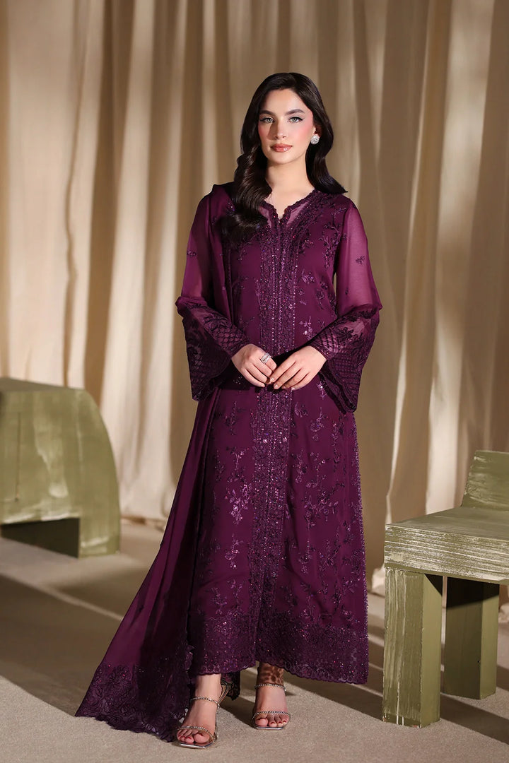 Luxe Embroidered  Lawn 3pcs