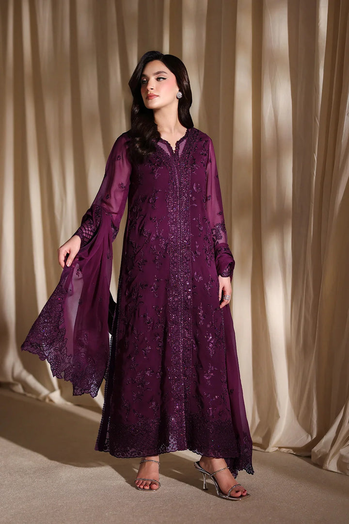 Luxe Embroidered  Lawn 3pcs