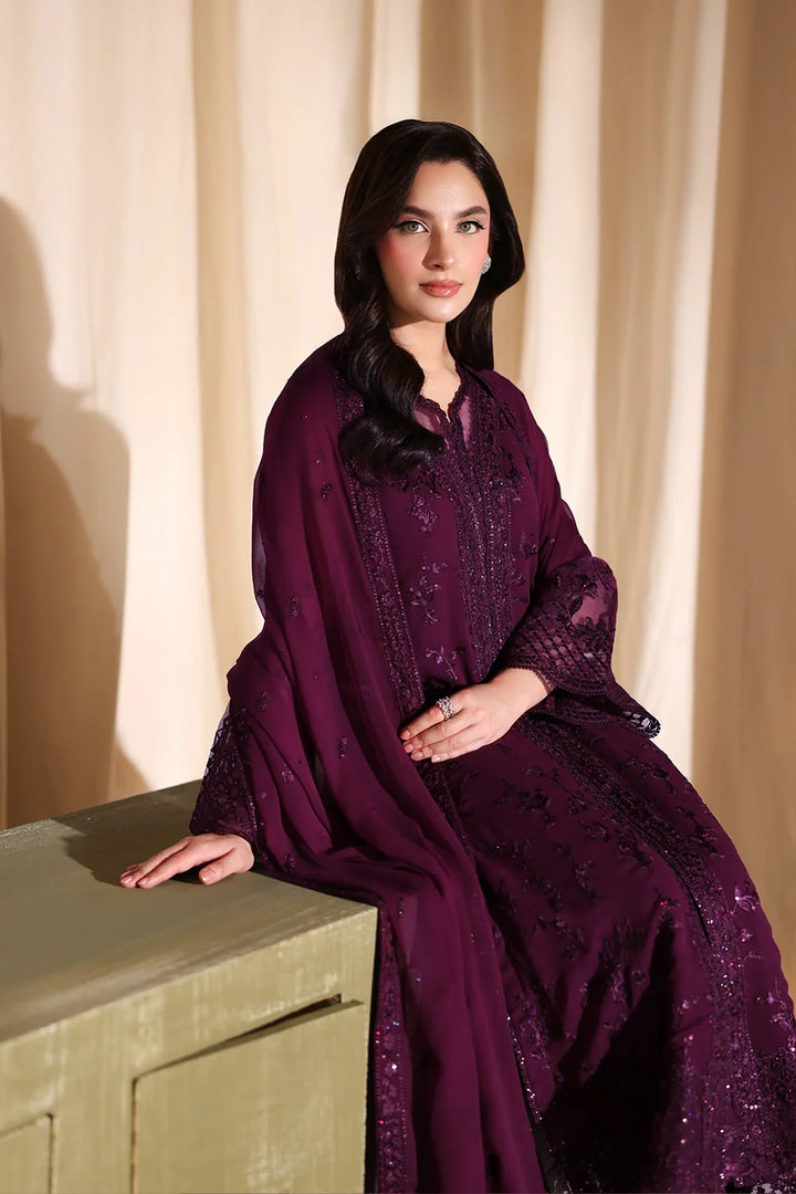 Luxe Embroidered  Lawn 3pcs