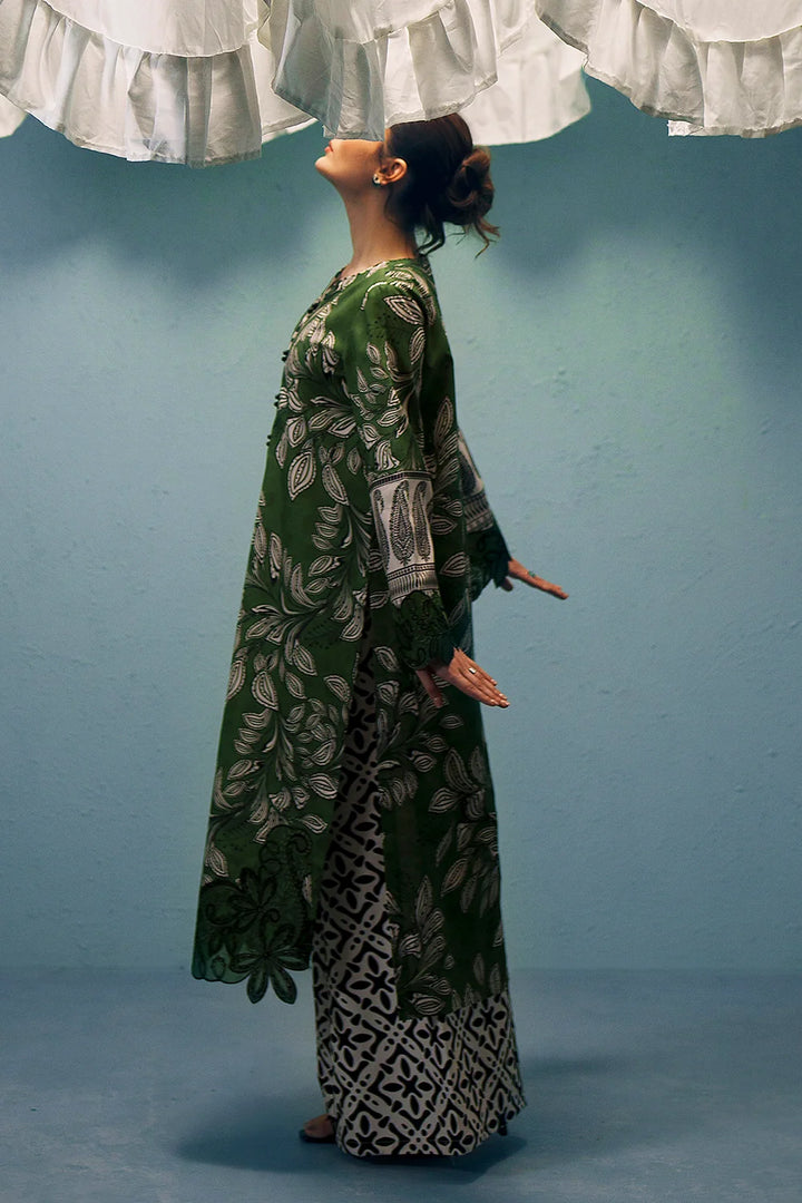 Embroidered and printed lawn Stitched 3pc