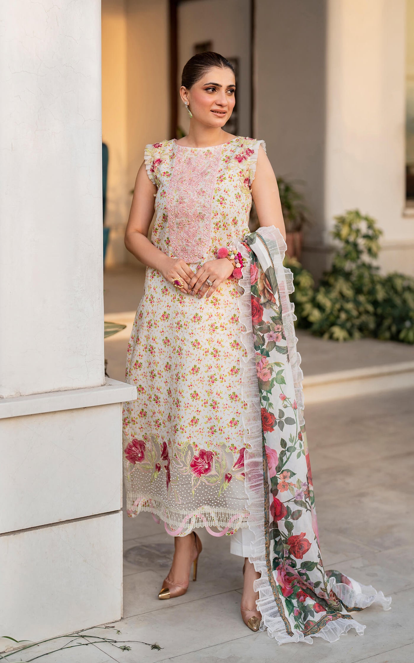 Gulnar MK-15 | Unstitched Lawn