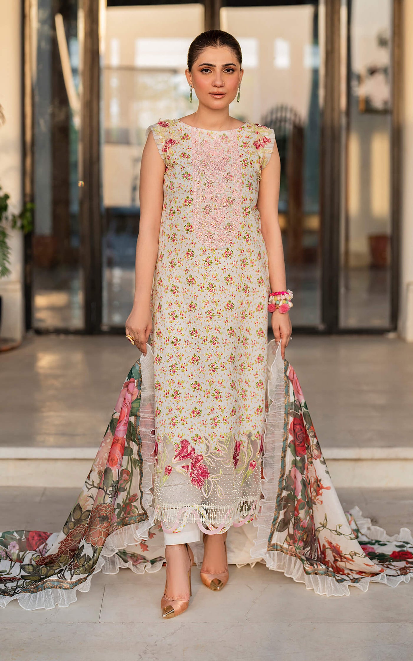 Gulnar MK-15 | Unstitched Lawn