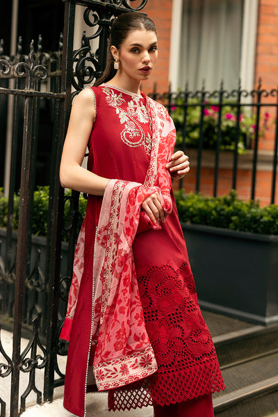 MUSHQ HEMLINE CHIKANKARI || Crimson Chic