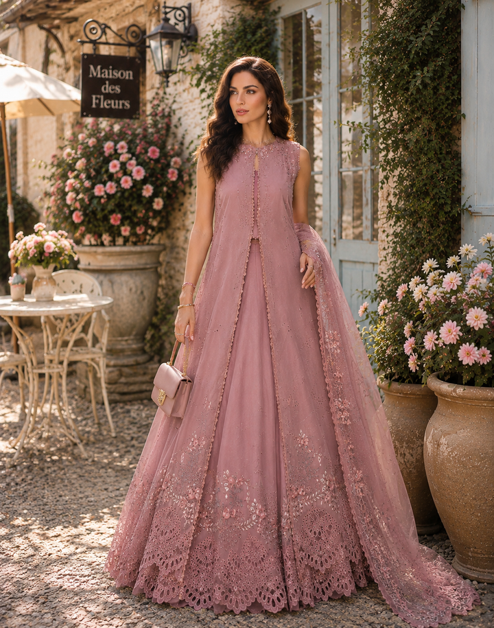3 piece unstitched lawn embroidered suit