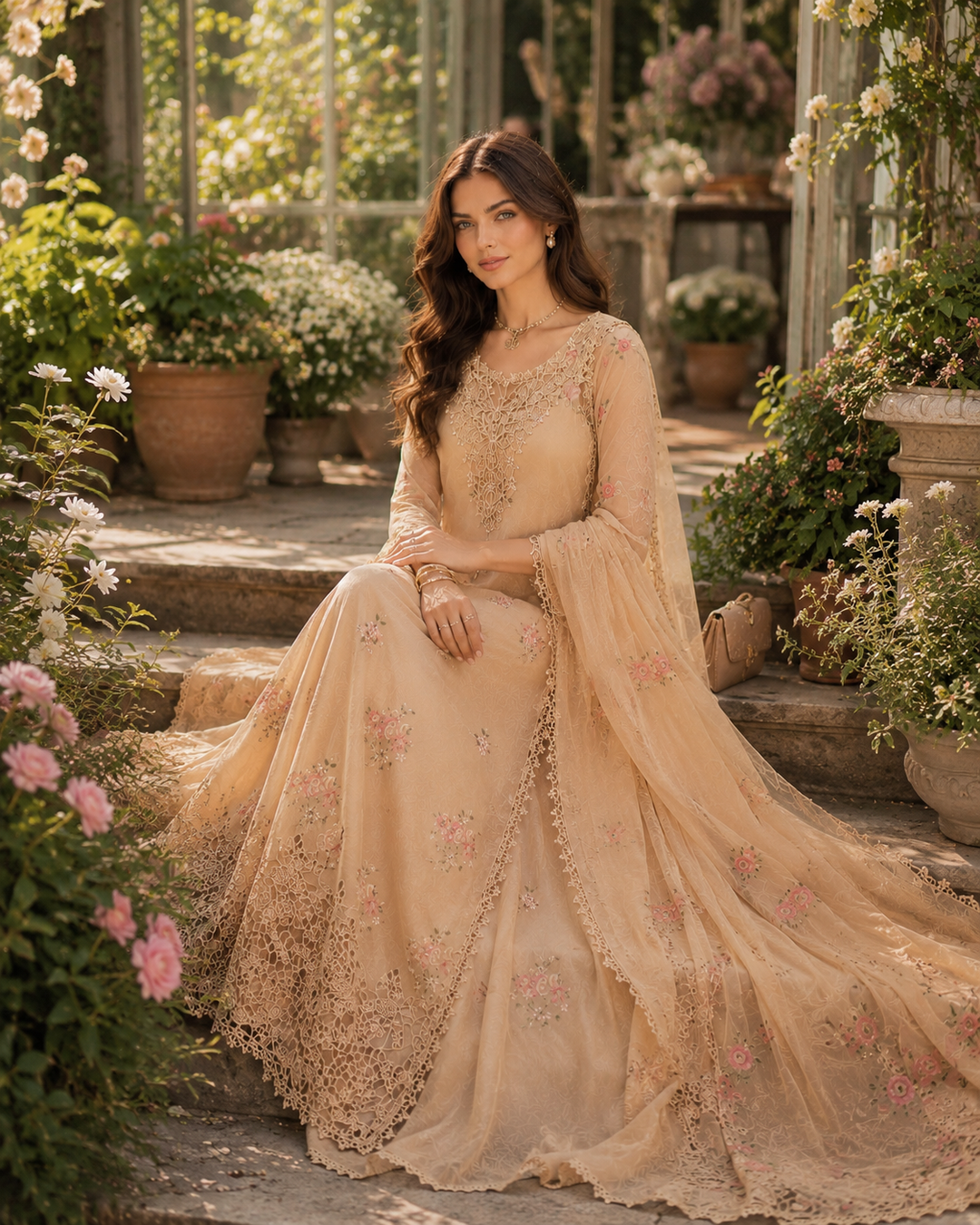 3 piece unstitched lawn embroidered suit