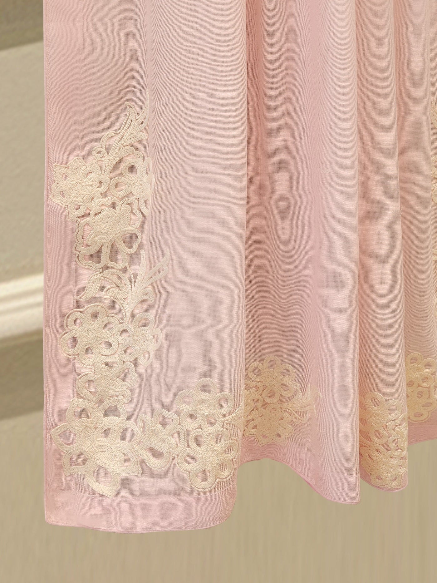 3 Piece - Pure Embroidered Cotton Net Suit