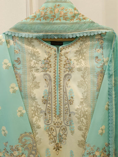 2 Piece - Digital Printed Embroidered Lawn Suit