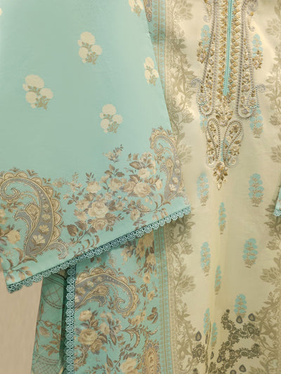 2 Piece - Digital Printed Embroidered Lawn Suit