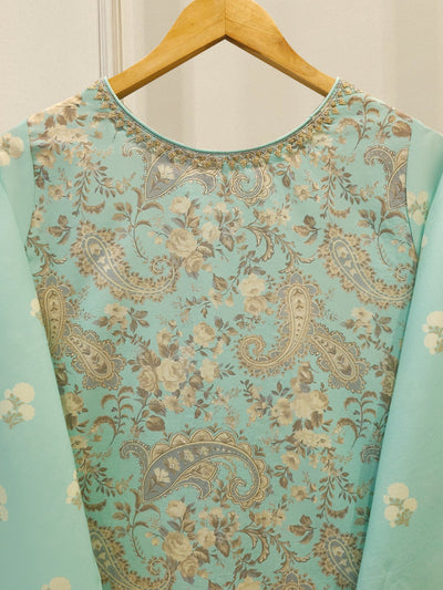 2 Piece - Digital Printed Embroidered Lawn Suit