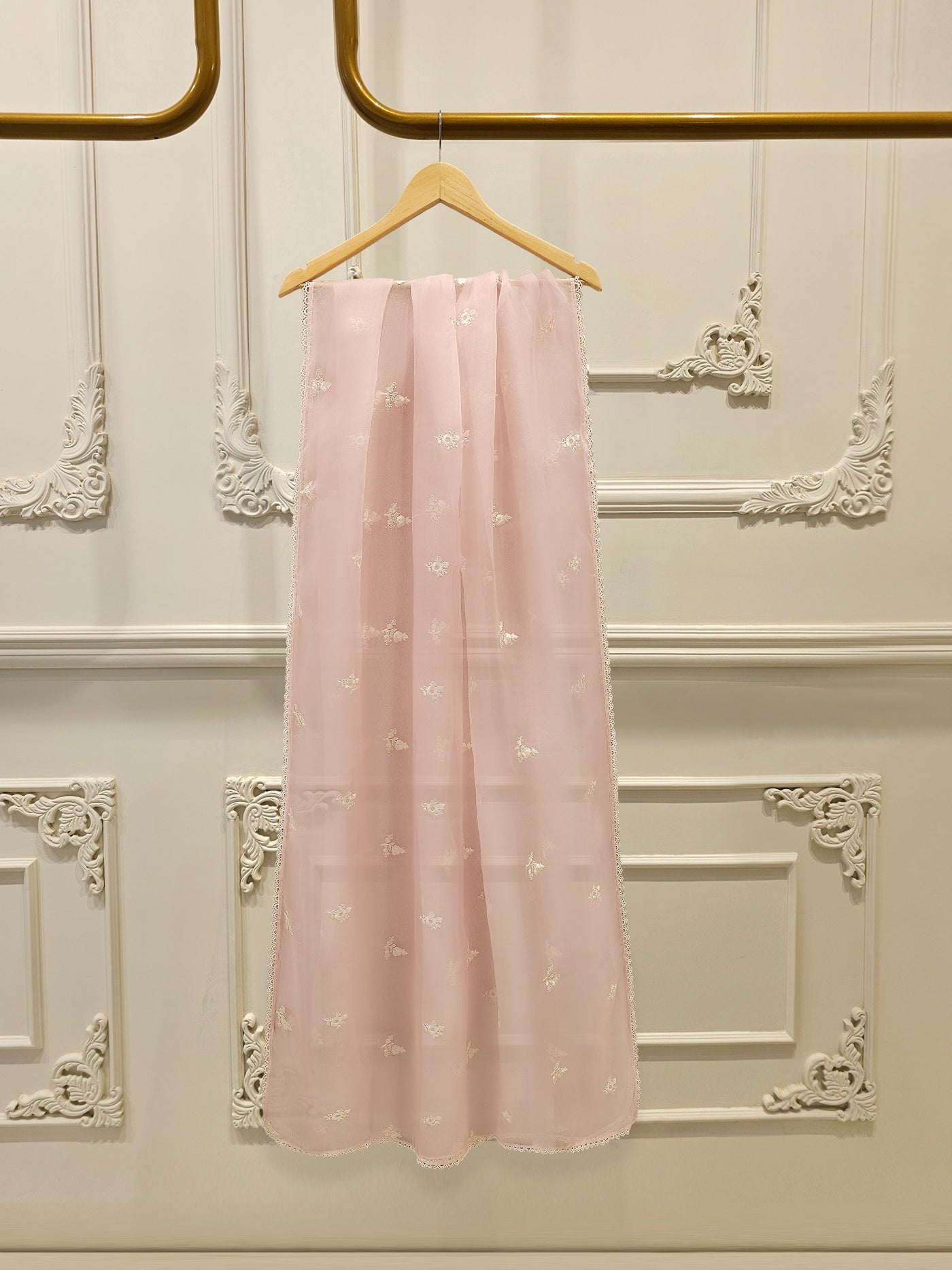 3 Piece - Pure Organza Embroidered Suit