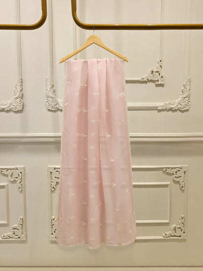 3 Piece - Pure Organza Embroidered Suit