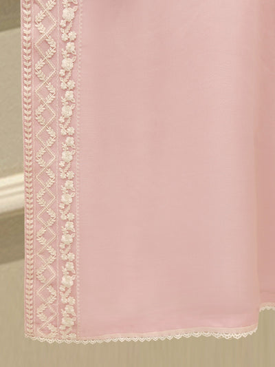 3 Piece - Pure Organza Embroidered Suit