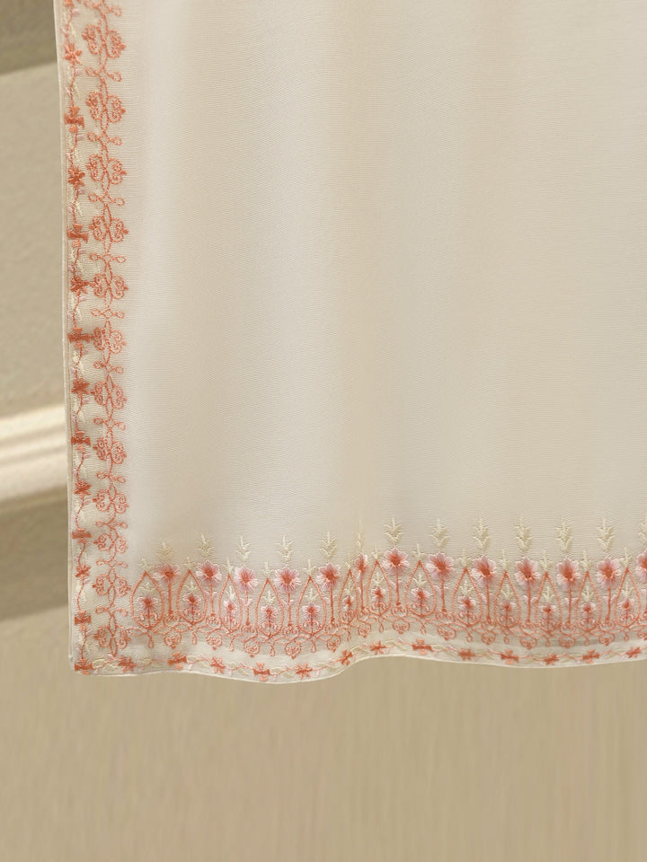 3 Piece - Pure Embroidered Cotton Net Suit