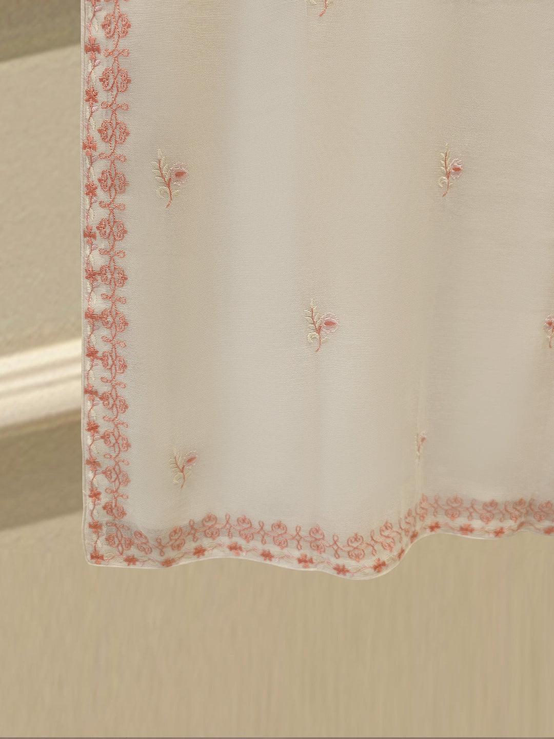 3 Piece - Pure Embroidered Cotton Net Suit