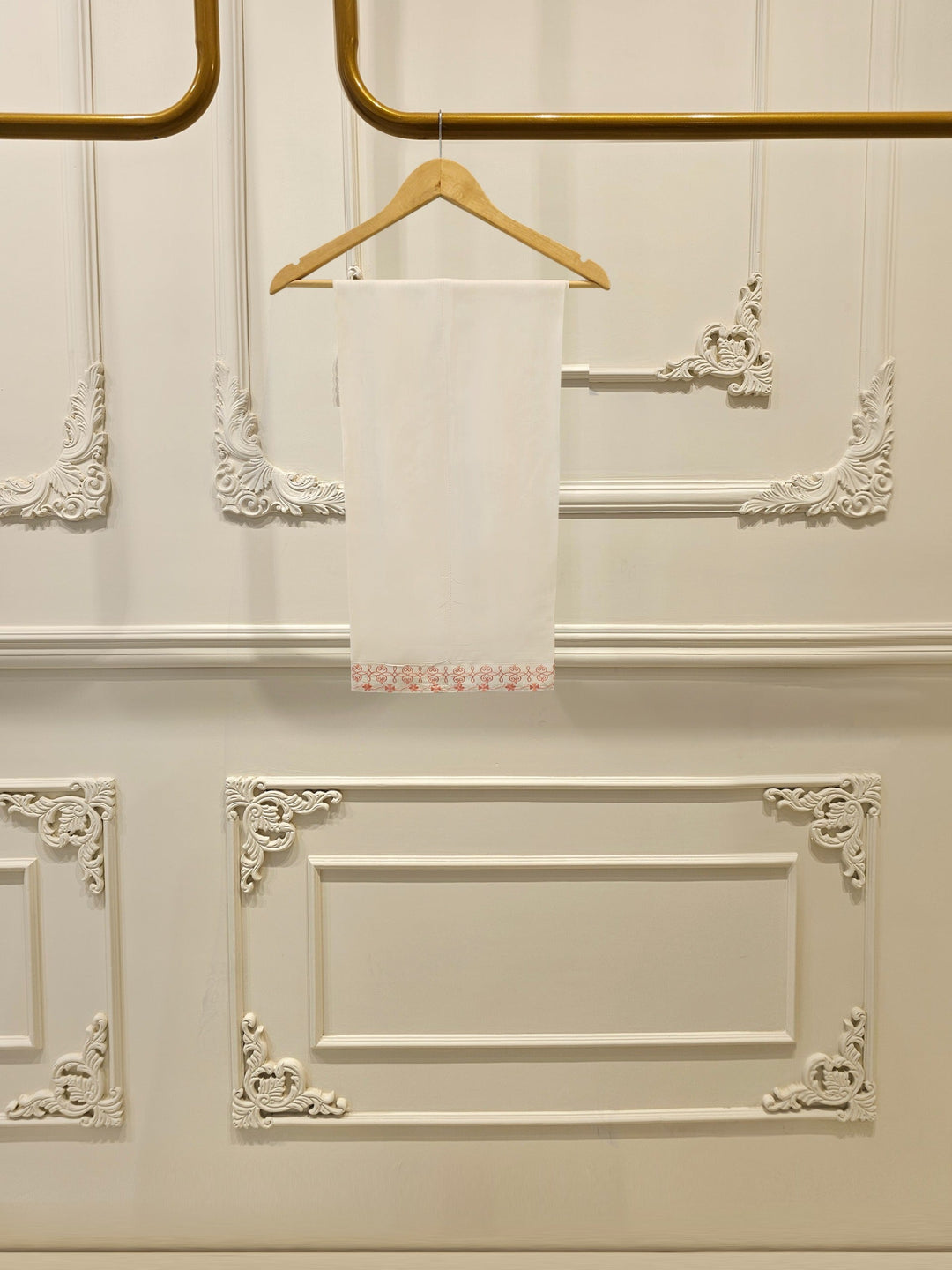 3 Piece - Pure Embroidered Cotton Net Suit